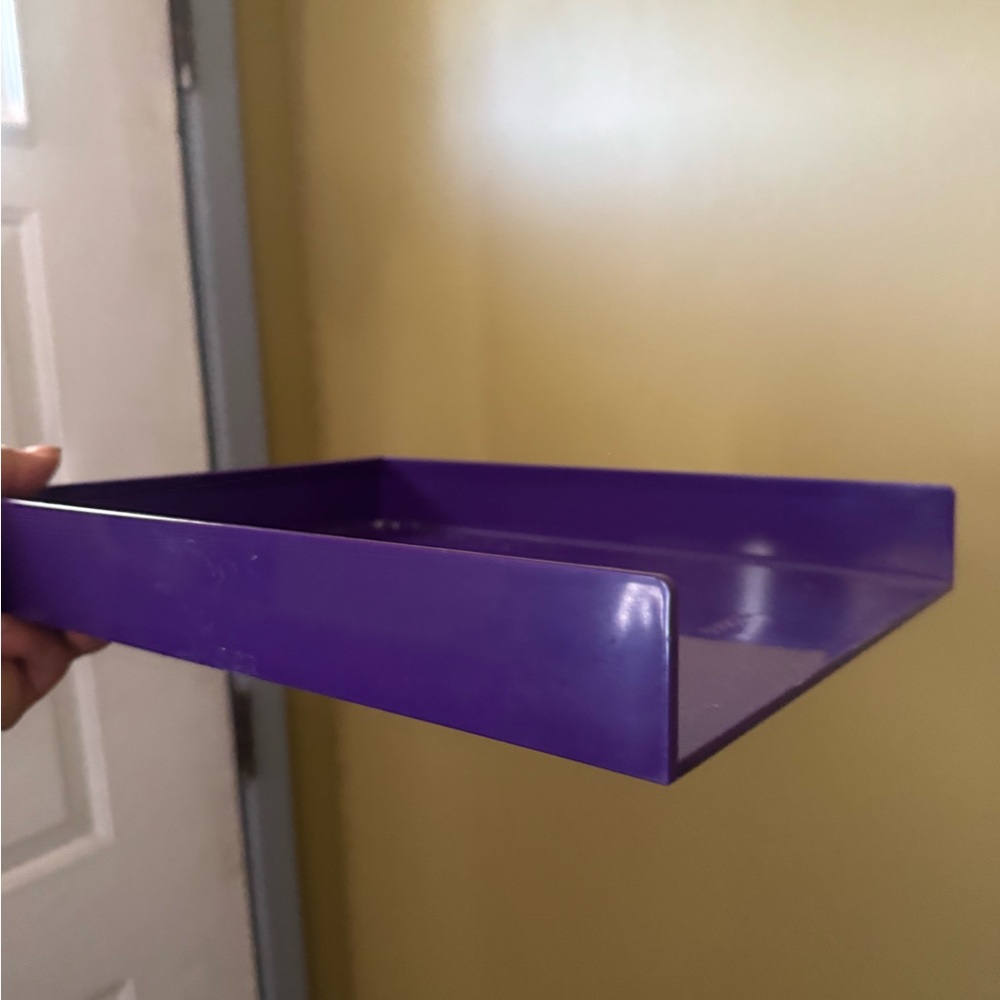 Purple Letter Tray